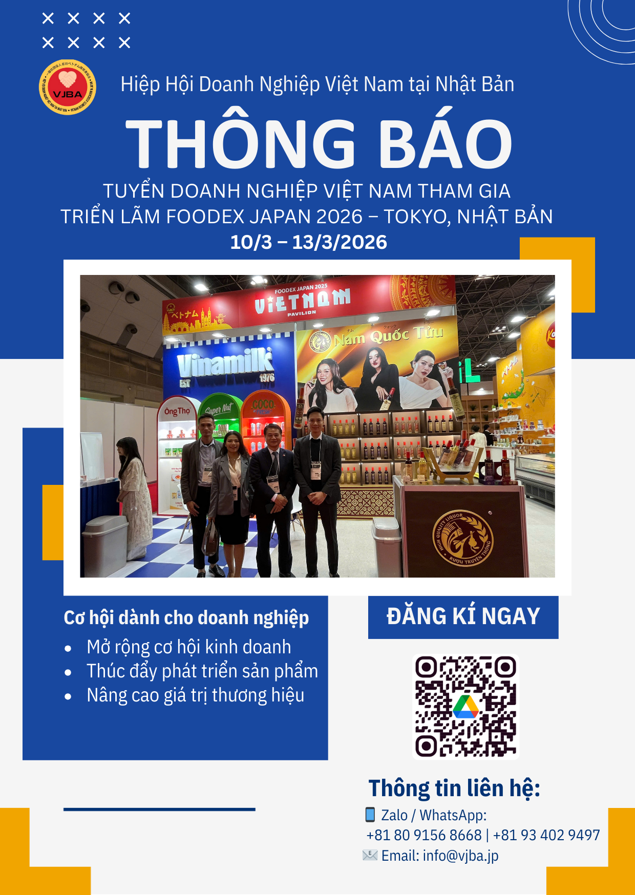 Hỗ trợ truyền thông FOODEX JAPAN 2026